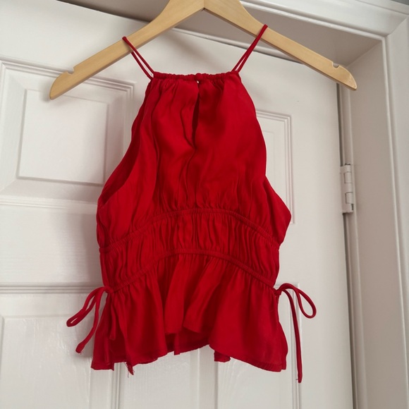 Princess Polly Rozier Top Red - Picture 6 of 8